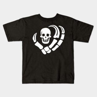 Claw Hand Jolly Roger Kids T-Shirt